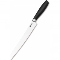 Кухонный хлебный нож Bker Core Professional Bread Knife, 220 мм, сталь X50CrMoV15, рукоять пластик купить в Бресте