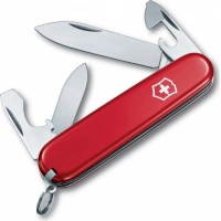 Нож перочинный Victorinox Recruit, сталь X55CrMo14, рукоять Cellidor®, красный купить в Бресте