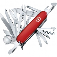 Нож перочинный Victorinox SwissChamp, сталь X55CrMo14, рукоять Cellidor®, красный купить в Бресте