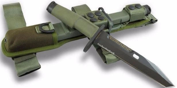 Нож с фиксированным клинком Extrema Ratio Fulcrum Civilian Bayonet Green, сталь Bhler N690, рукоять пластик