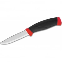 Нож с фиксированным лезвием Morakniv Companion F Rescue, сталь Sandvik 12С27, рукоять резина/пластик купить в Бресте