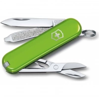 Нож Victorinox Classic SD Colors, Smashed Avocado (0.6223.43G) светло-зелёный, 7 функций 58мм купить в Бресте