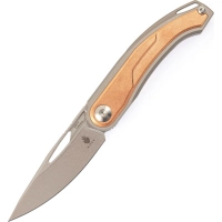 Складной нож Kizer Apus, сталь CPM S35VN, рукоять титан/ Bronze Carbon купить в Бресте