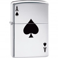 Зажигалка ZIPPO Armor™  Туз с покрытием High Polish Chrome купить в Бресте