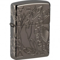 Зажигалка ZIPPO Armor® Wicca Design с покрытием Black Ice®, черная купить в Бресте