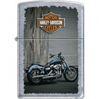 Зажигалка ZIPPO Harley-Davidson® Байк, с покрытием Street Chrome™, латунь/сталь, серебристая, 36x12x56 мм купить в Бресте