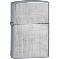 Зажигалка ZIPPO Linen Weave с покрытием Brushed Chrome, латунь/сталь, серебристая, матовая, 36x12x56 мм купить в Бресте